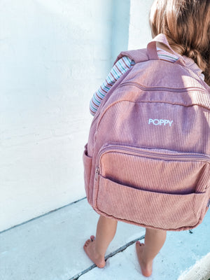 Dusty Rose – Corduroy Backpack