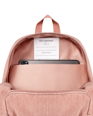 Dusty Rose – Corduroy Backpack