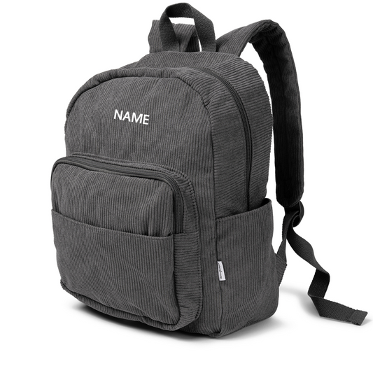 Charcoal - Corduroy Backpack