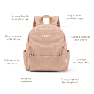 Latte – Corduroy Backpack