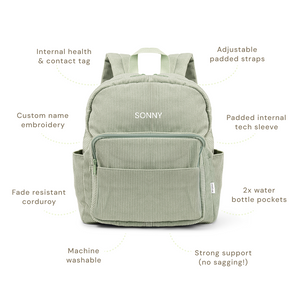 Sage – Corduroy Backpack