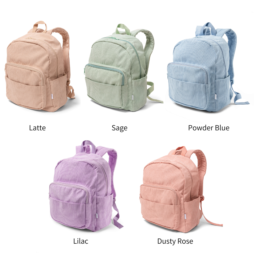 Latte Corduroy Backpack That s My Backpack