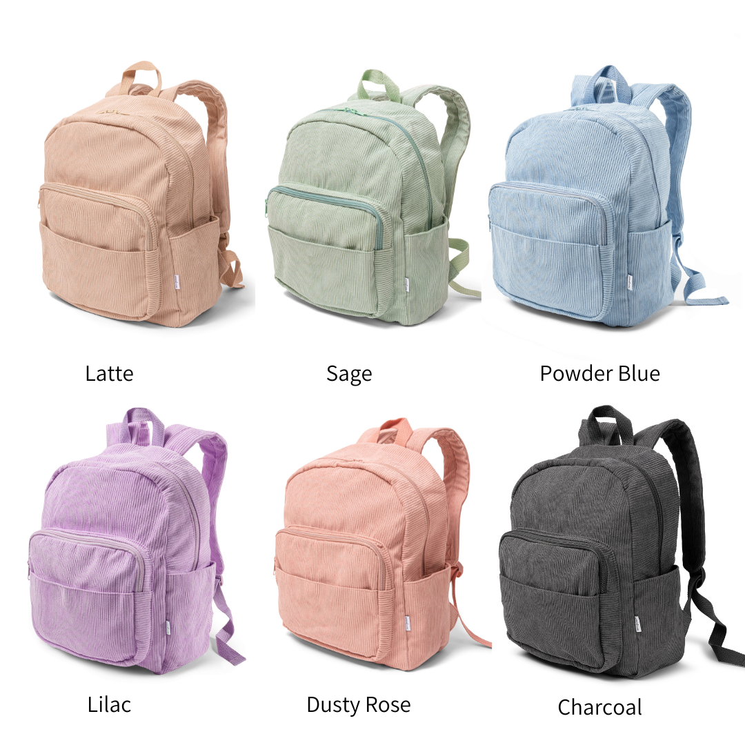 Lilac - Corduroy Backpack