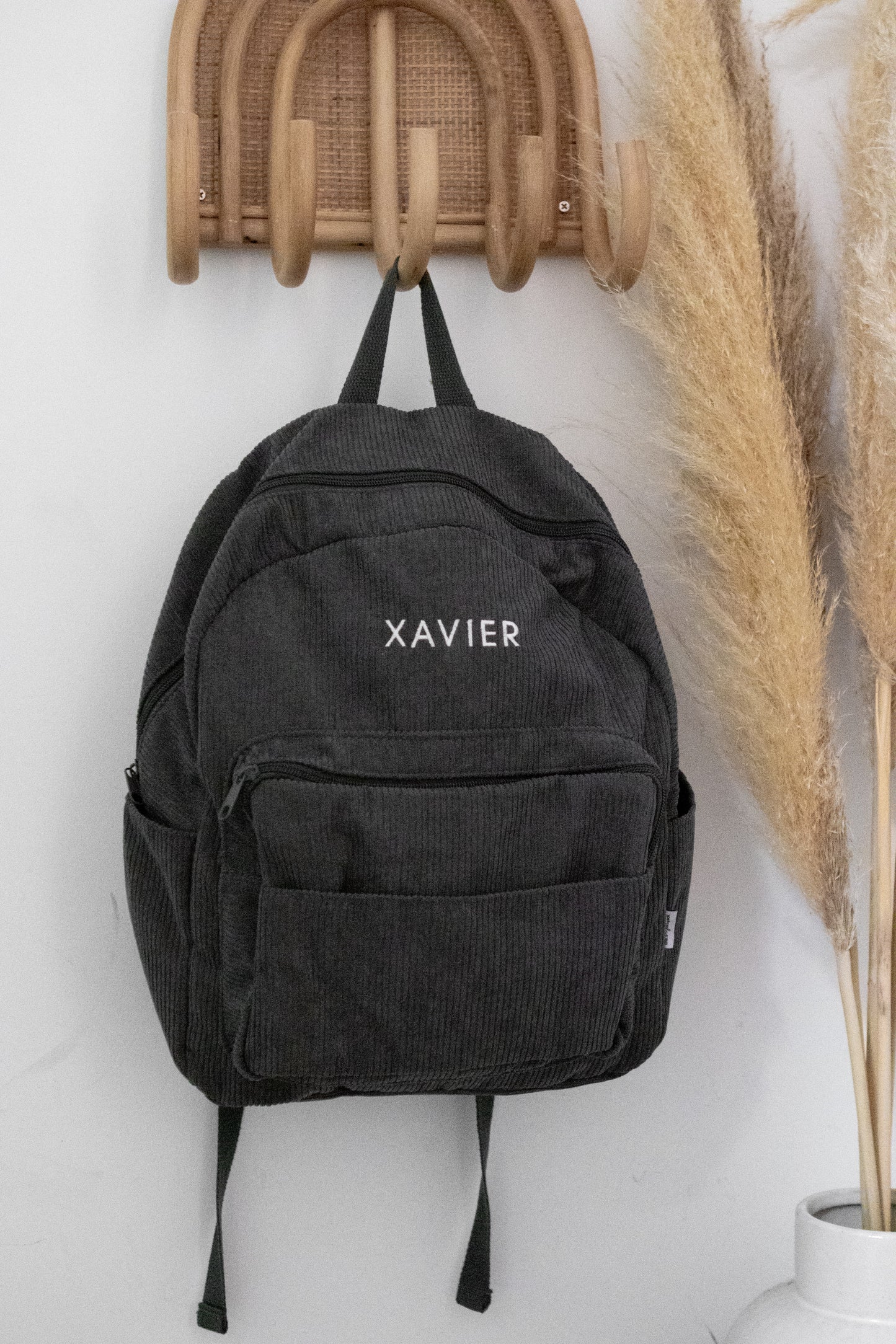 Charcoal - Corduroy Backpack