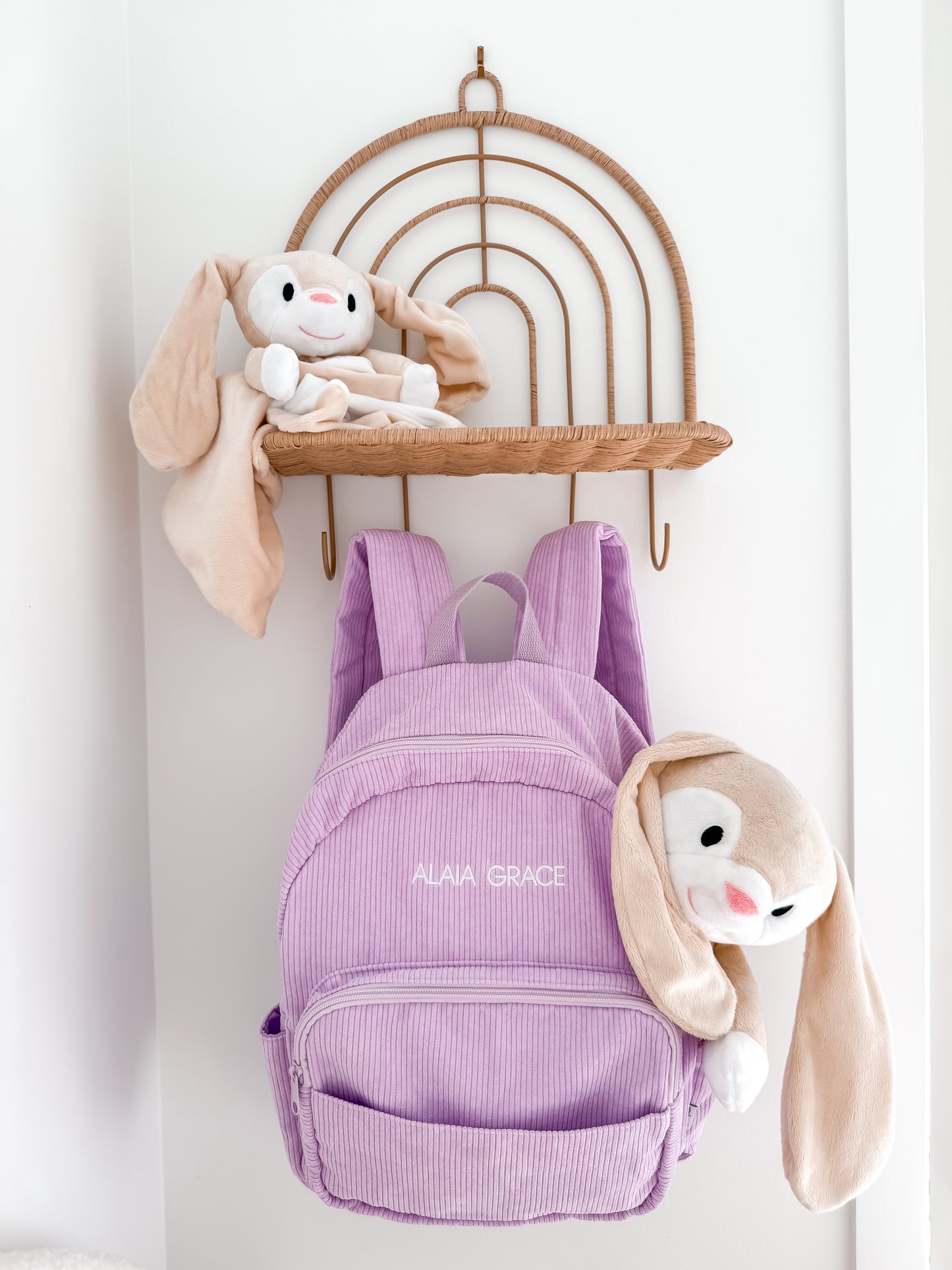 Lilac - Corduroy Backpack