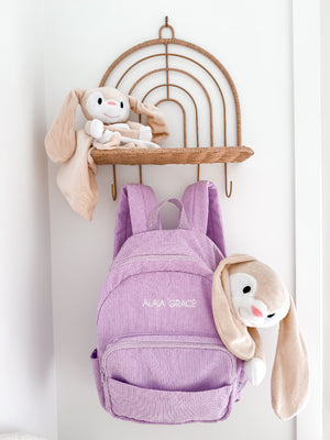 Lilac – Corduroy Backpack