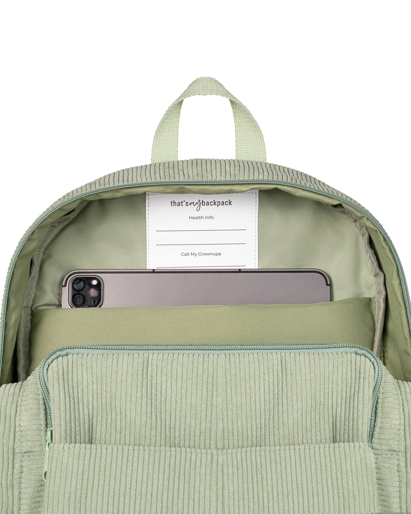 Sage - Corduroy Backpack