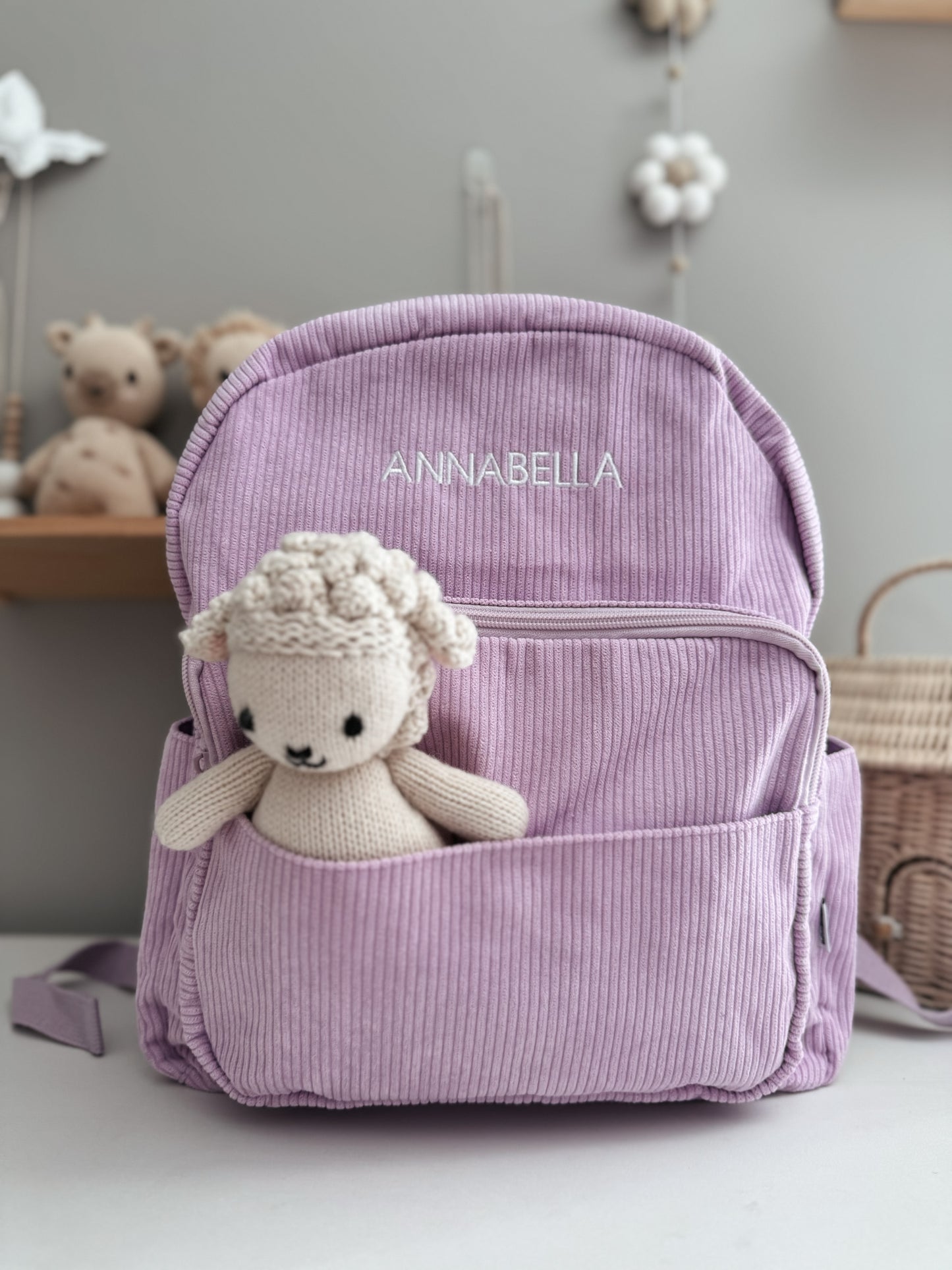 **PREORDER** Lilac - Corduroy Backpack